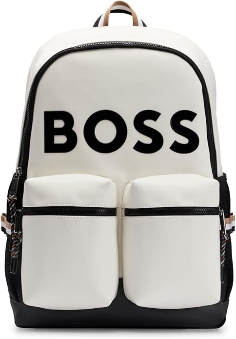 Amazon.co.jp: [BOSS] [ボス] コントラストロゴ ツートン バックパック